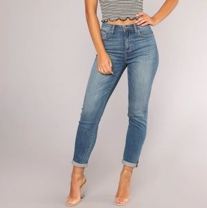 Always in Style High Rise Boyfriend Jeans